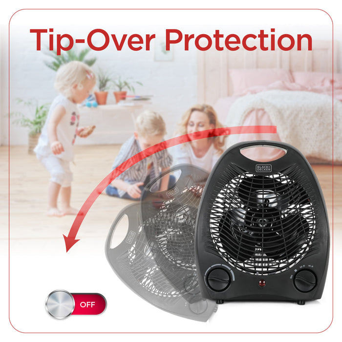 Radiateur portatif Black+Decker de 10 po