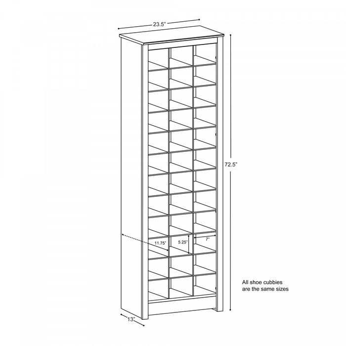 Support de rangement pour 36 paires de chaussures - noir