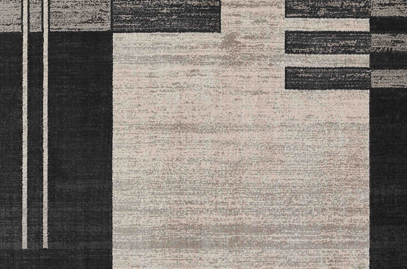 Tapis Contemporain Sorelle 2'2\" x 7'7\" en Gris