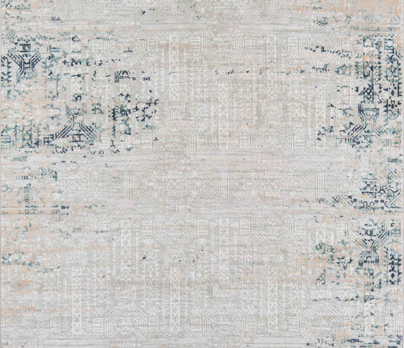 Tapis Traditionnel Amber 7'9\" x 9'10\" en Gris