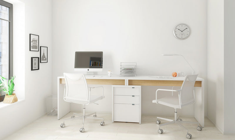 Panneau de bureau réversible Chrono de Nordika - érable naturel