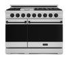 Cuisinière à gaz amovible de style professionnel collection Gordon Ramsay de Thor Kitchen de 48 po - RSG48E-BLK