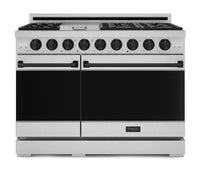 Cuisinière à gaz amovible de style professionnel collection Gordon Ramsay de Thor Kitchen de 48 po - RSG48E-BLK