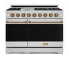 Cuisinière à gaz amovible de style professionnel collection Gordon Ramsay de Thor Kitchen de 48 po - RSG48E-BRZ