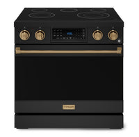 Cuisinière électrique amovible de style professionnel collection Gordon Ramsay de Thor Kitchen de 36 po - RSE36B-BRZ