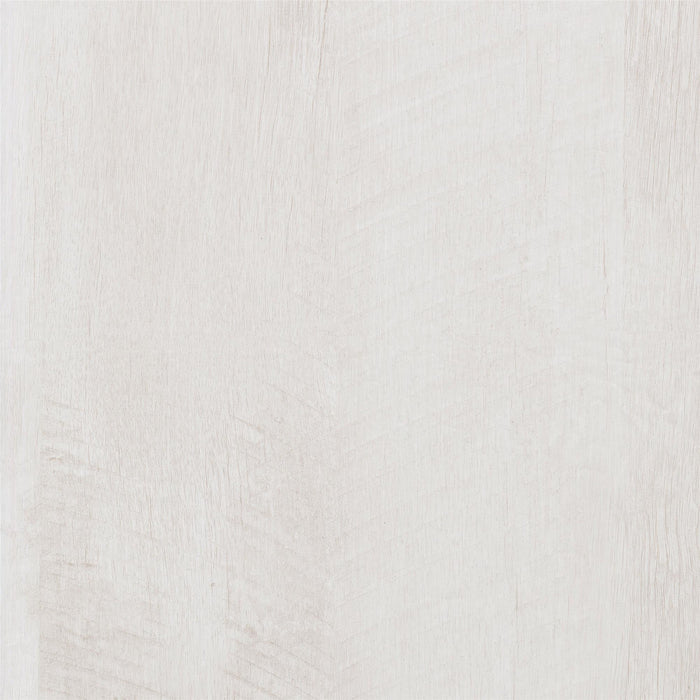 Lit simple plateforme Ameriwood Home avec tiroirs - chêne ivoire
