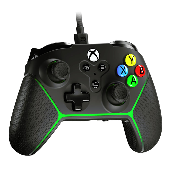 Manette Microwatt Junior Livewire de Surge noire pour consoles Xbox de séries X et S