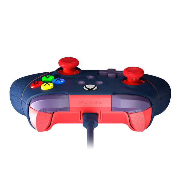 Manette Microwatt Junior Livewire de Surge bleue pour consoles Xbox de séries X et S