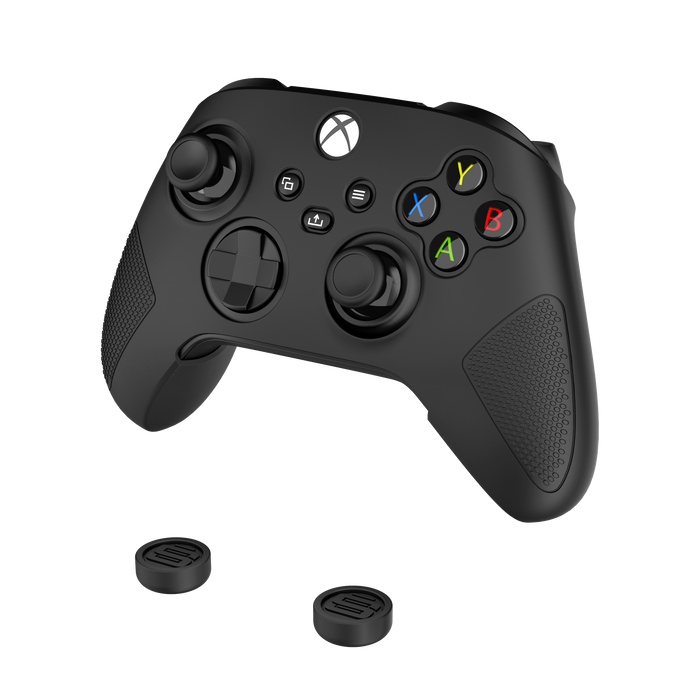 Trousse de poignées de manette Surge noire pour console Xbox de série X