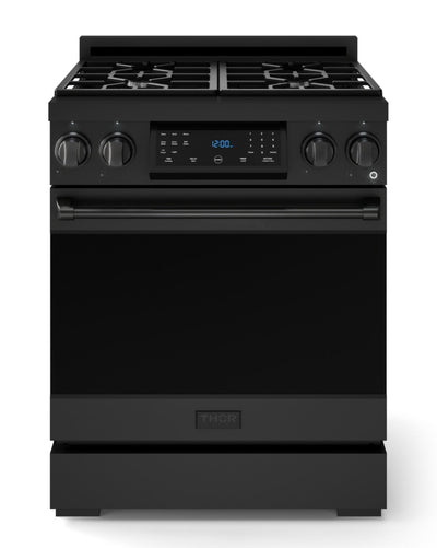 Gordon Ramsay Collection by Thor Kitchen 30" Freestanding Professional Gas Range with Tilt Panel Touch Control - RSG30B|Cuisinière à gaz amovible de style professionnel collection Gordon Ramsay de Thor Kitchen de 30 po - RSG30B