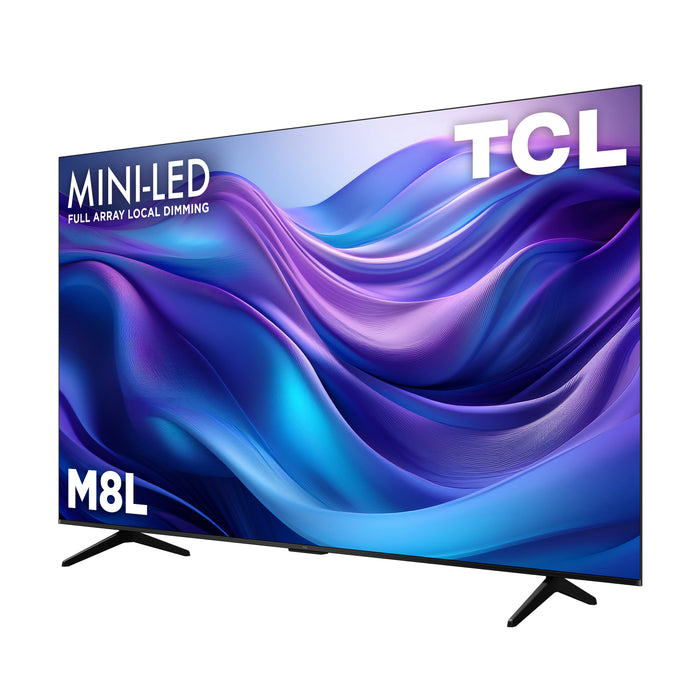 Téléviseur intelligent Mini DEL TCL de série M8L UHD 4K de 85 po avec HDR et Google TV (85M8L) - modèle 2026