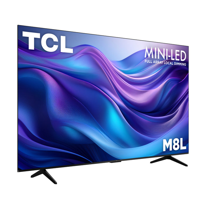 Téléviseur intelligent Mini DEL TCL de série M8L UHD 4K de 85 po avec HDR et Google TV (85M8L) - modèle 2026
