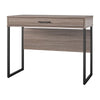 Bureau de travail Dorel Home en matériaux mixtes - chêne gris vieilli