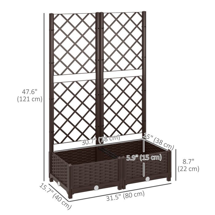 Outsunny Table Glaciere Pliable De Fete D'exterieurde 3,4pi, Blanc