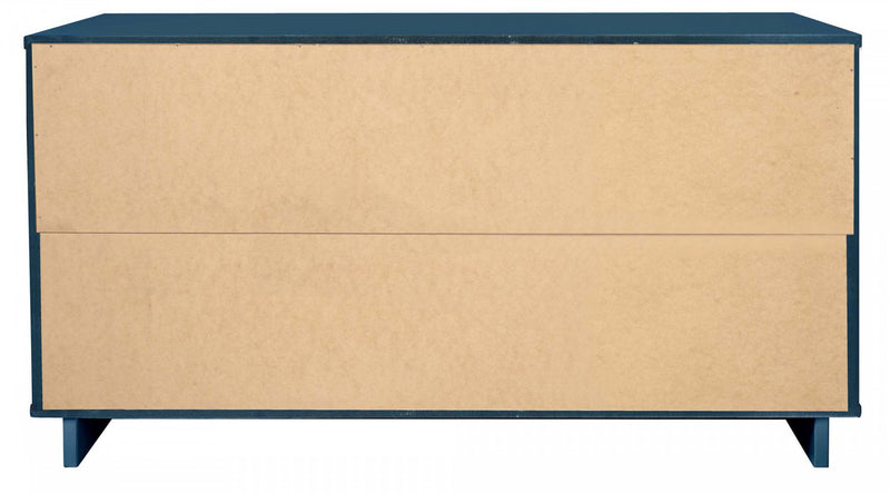 Commode Granville Modern 55\" en bleu minuit (6 tiroirs)