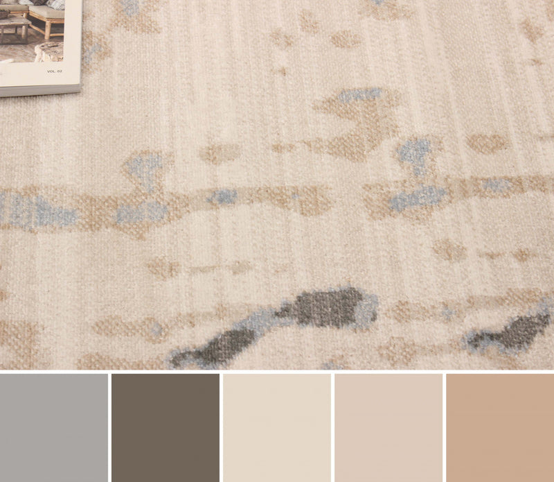 Carpette Shay ivoire - 5 pi 0 po x 8 pi 0 po  