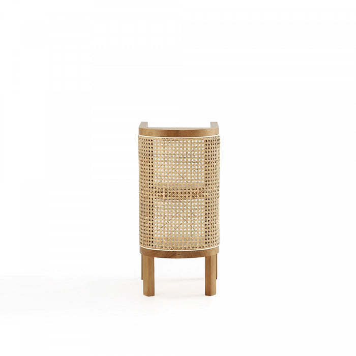 Table d’appoint chic industriel Versailles en naturel - Lot de 2
