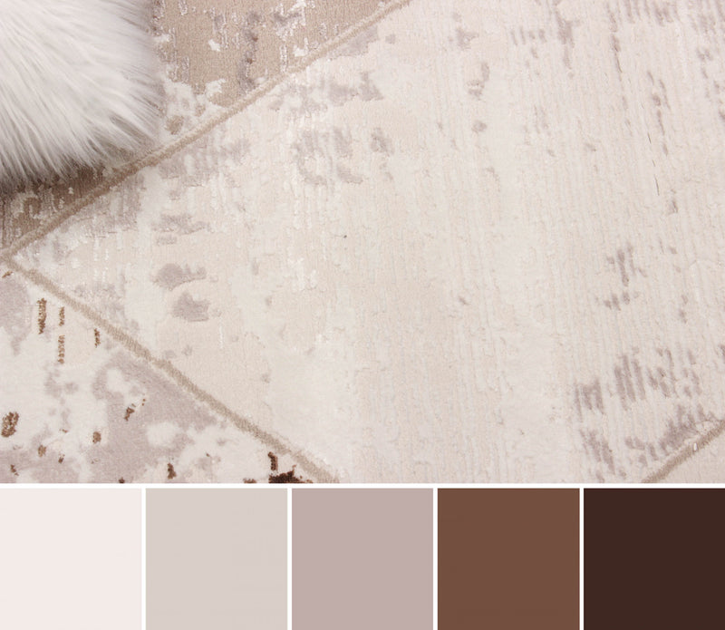Carpette Vivian ivoire - 8 pi 0 po x 10 pi 0 po  