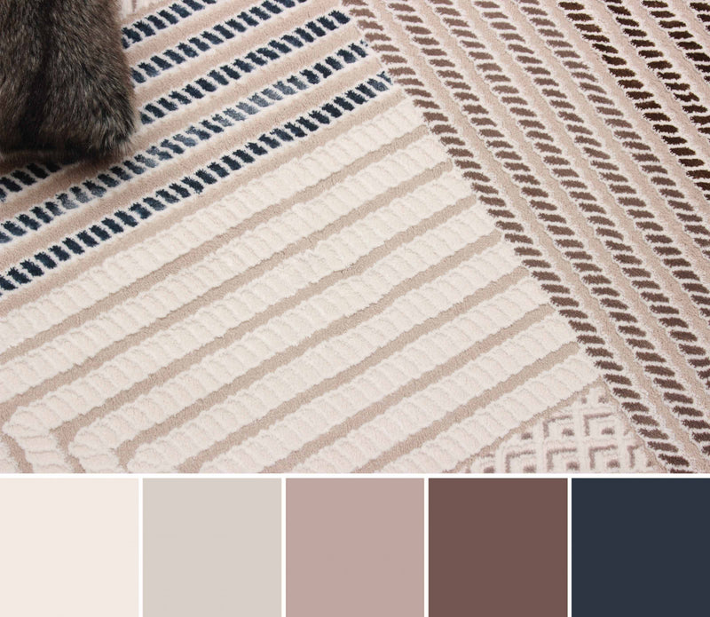 Carpette Bentley ivoire - 8 pi 0 po x 10 pi 0 po  