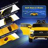12v Kids Ride On Car Chevrolet Tahoe Electric Truck Suv Remote W/ Light & Music Yellow
