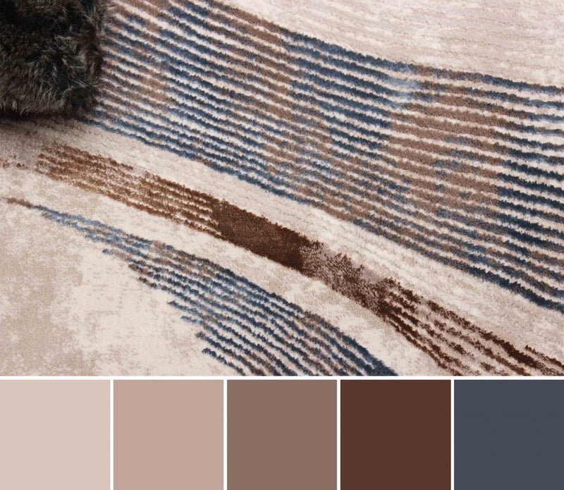 Carpette Amara taupe - 8 pi 0 po x 10 pi 0 po   