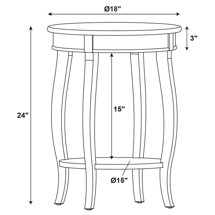 Table de fauteuil Rainbow - rouge
