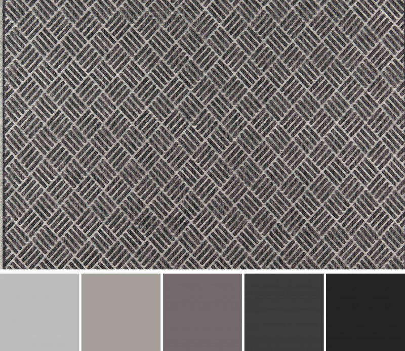 Tapis Contemporain Eve 7'10\" x 10'10\" en Gris