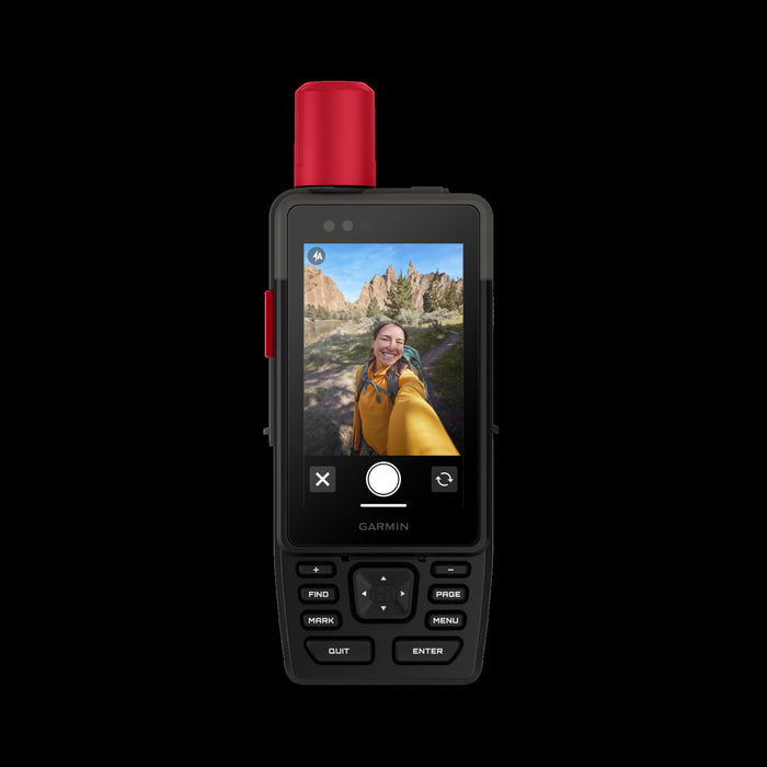 Garmin GPSMAP H1i Plus Satellite Handheld avec inReach - Communicateur d'aventure, messagerie SOS, controle vocal, reseau Iridium mondial, partage LiveTrack