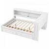 Arthur Full Size Wood Daybed with LED Light, USB Port and 2 Storage Drawers, White | Lit de jour Arthur en bois format Full avec LED, port USB et 2 tiroirs de rangement, blanc