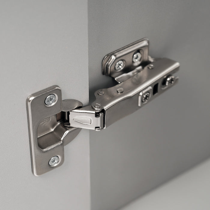 Ethan Meuble-lavabo de 18,6\" avec vasque et etagere reglable, Gris