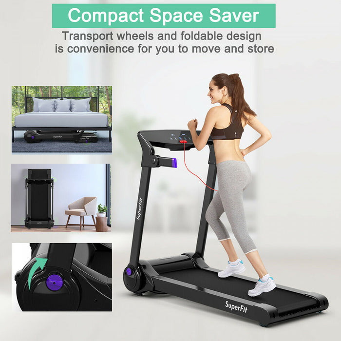 Tapis De Course Pliant 3cv Superfit – Avec Bluetooth