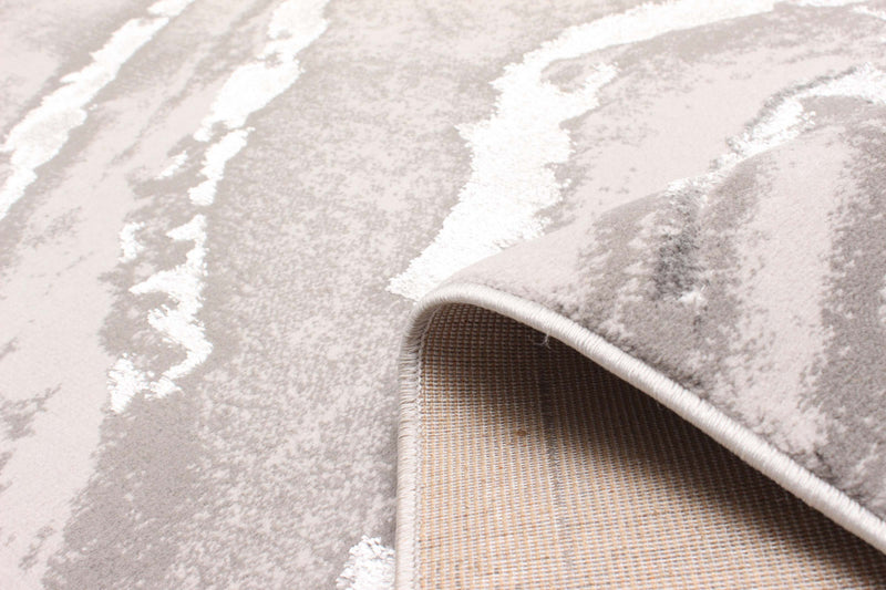 Tapis Contemporain/Moderne Dove 5'0\" x 8'0\" en Gris