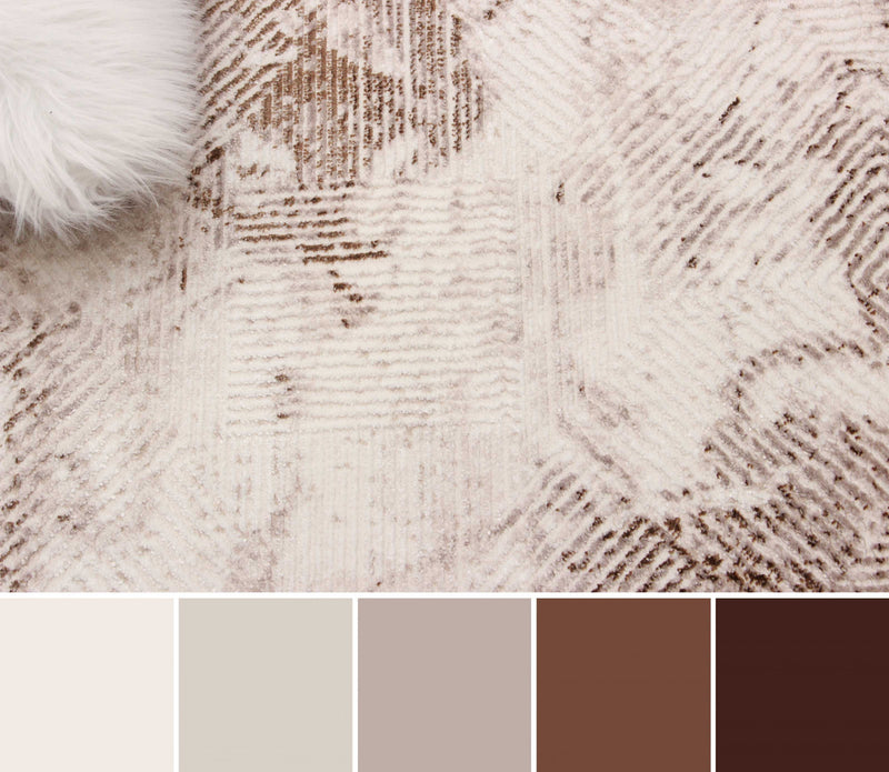 Carpette Nala ivoire - 5 pi 0 po x 8 pi 0 po   