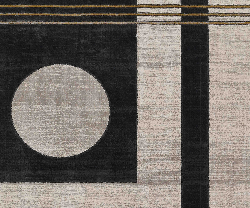 Tapis Contemporain Erisa 5'1\" x 7'7\" en Gris