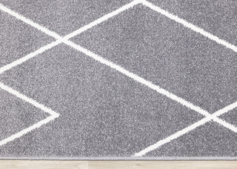 Carpette Covington à motifs de lignes géométriques - 6 pi 7 po x 9 pi 10 po