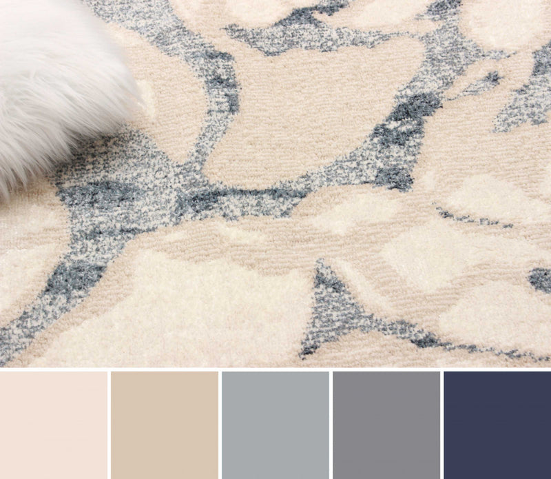 Carpette Azalea ivoire - 5 pi 0 po x 8 pi 0 po   