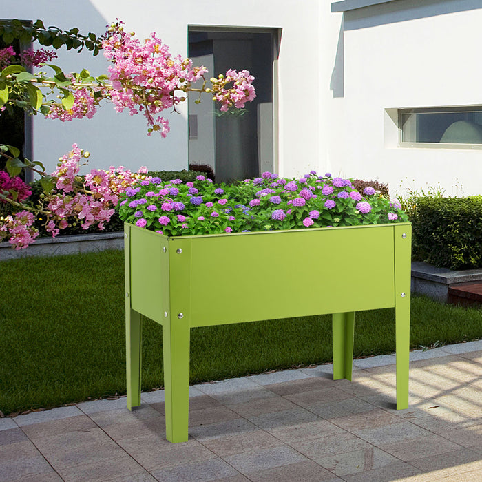 Support Pour Plantes De 61 X 30,5 Cm Costway, Jardiniere Surelevee, Bac A Fleurs Sureleve