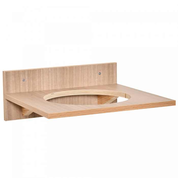 Pawhut Ensemble D'etageres Pour Chats 5 Pieces Echelle Escalier Escalade Chats Mural Avec 2 Hamacs Griffoir Plate-forme De Saut Et Niche Multicentres D'activite