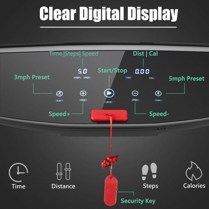 Tapis De Course Pliant 3cv Superfit – Avec Bluetooth