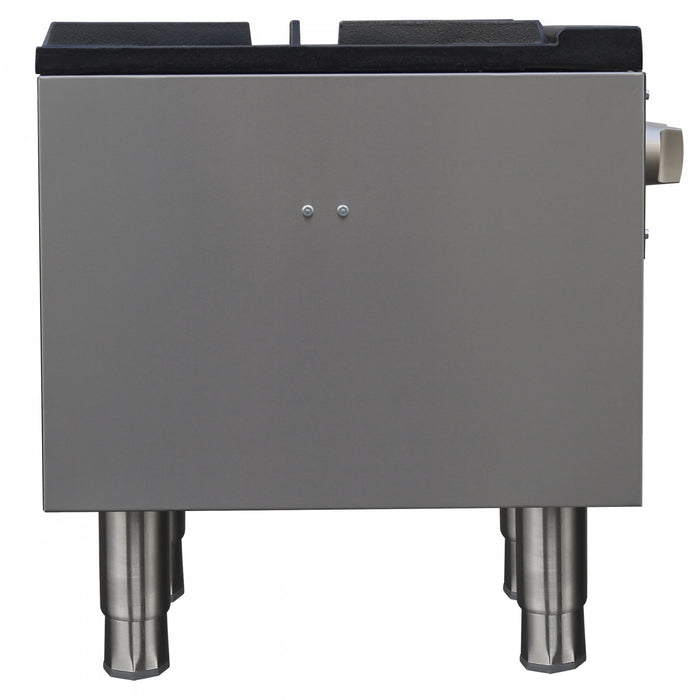 Rechaud a marmite au gaz Commerciale, 1 bruleur, 80 000 BTU, acier inoxydable - FCMSP0089-18
