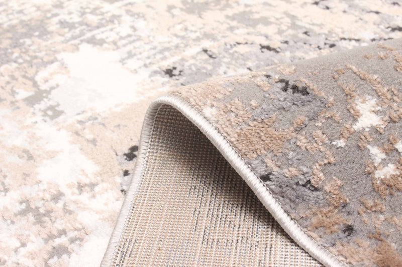 Tapis Contemporain/Moderne Bronte 8'0\" x 10'0\" en Taupe