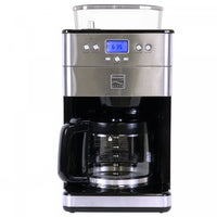 Cafetière à moudre et infuser Kenmore Elite en acier inoxydable - KKECMGBSS