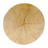 Brio 26.57" Rustic Tree-Stump MGO Accent Table, Unique Wood Grain Indoor Side Table, Natural | Table d'appoint style souche Brio 26,57 pouces MGO, table laterale interieure grain de bois unique, naturel