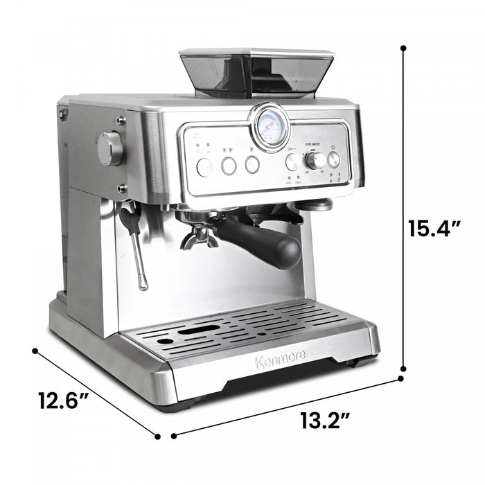 Kenmore Machine a cafe espresso avec broyeur et mousseur a lait
