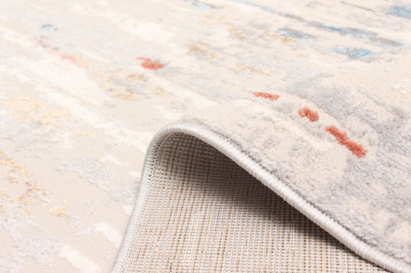 Tapis Contemporain/Moderne Juniper 8'0\" x 10'0\" en Ivoire