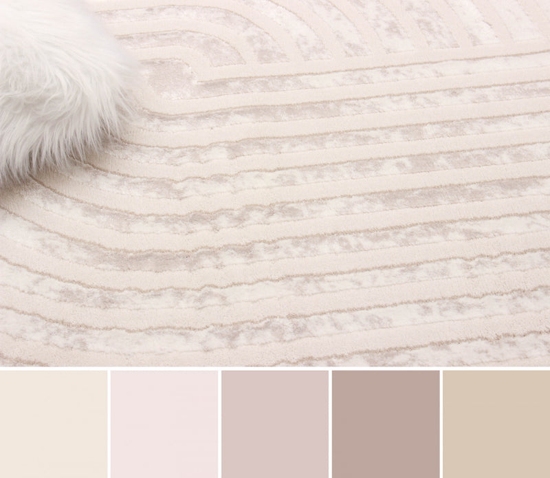 Carpette Brie ivoire - 5 pi 0 po x 8 pi 0 po  
