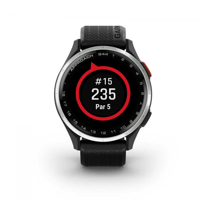  Silver Aluminum Bezel With Black Silicone Band
