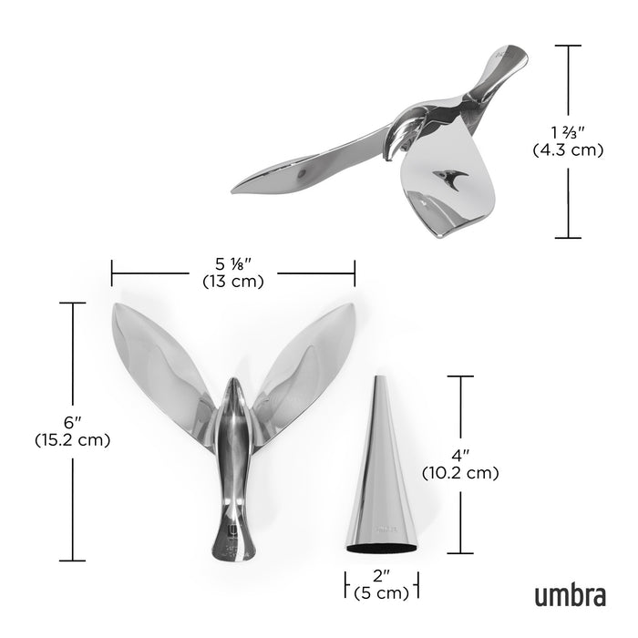 Décapsuleur oiseau à balancier Tipsy de Umbra