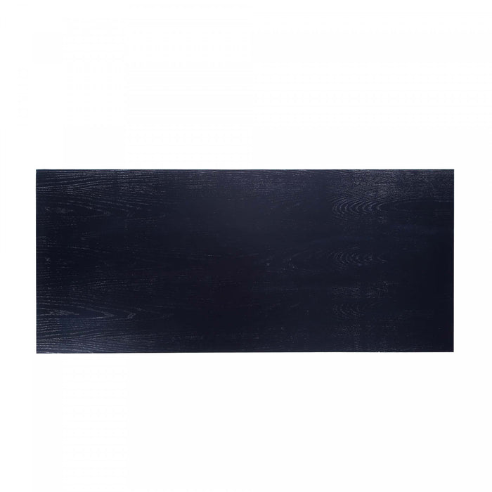 Table de salle a manger Rockaway Modern Industry Chic 180 cm en noir