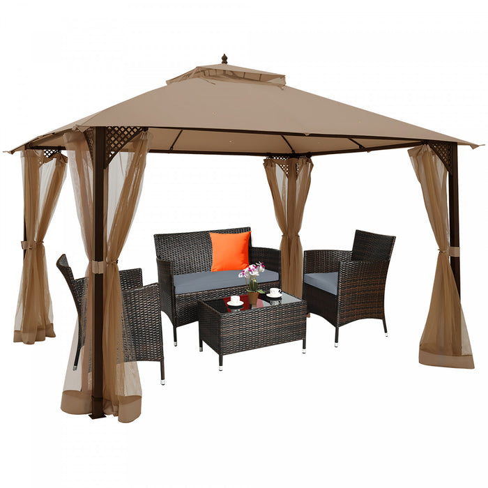 Pavillon De Jardin 365x305cm Costway